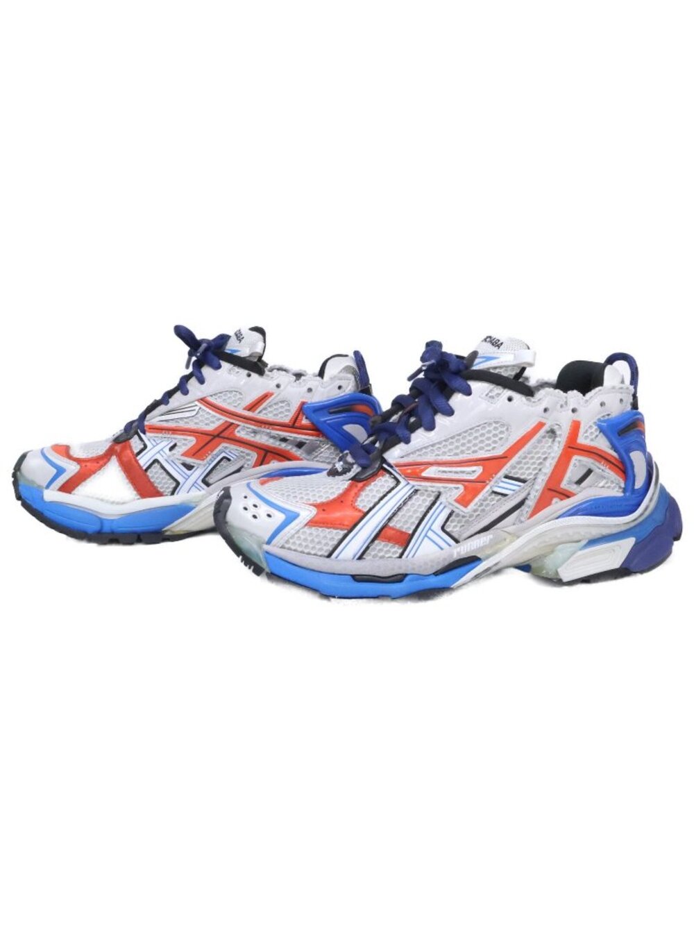 Balenciaga Runner Distressed Cutoff Mesh Sneakers